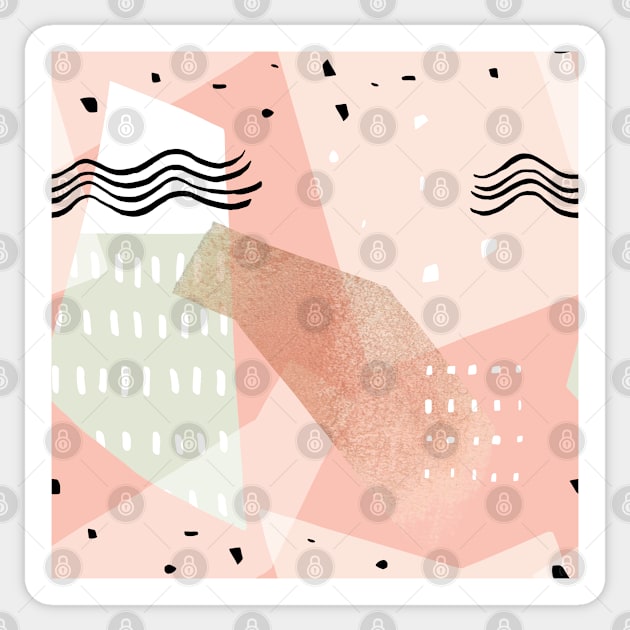 Aesthetic pink with stripes and texture Sticker by maplejoyy